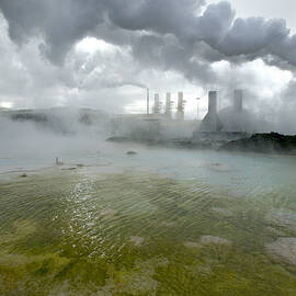Svartsengi Geothermal Power Plant by Cyril Ruoso