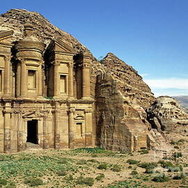 The Monastery Ad Dayr at Petra by Sami Sarkis Photography