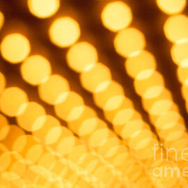 Theater Lights in Rows Defocused by Paul Velgos