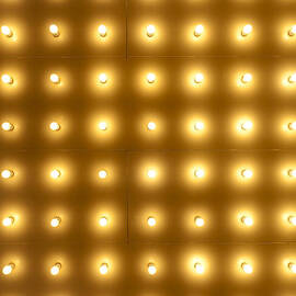 Theater Lights in Rows by Paul Velgos