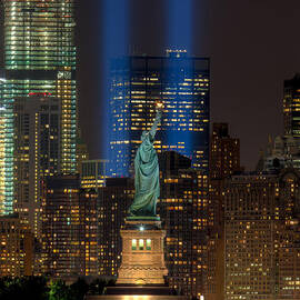 Tribute in Light XI by Clarence Holmes