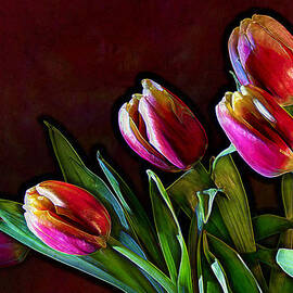 Tulip Traced Incandescence by Bill and Linda Tiepelman