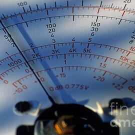 Voltmeter and ammeter gauge by Sami Sarkis Photography