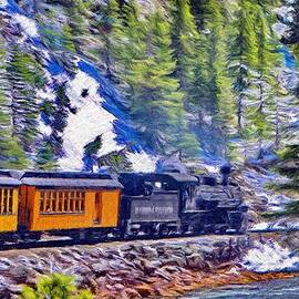 Winter Train by Jeffrey Kolker