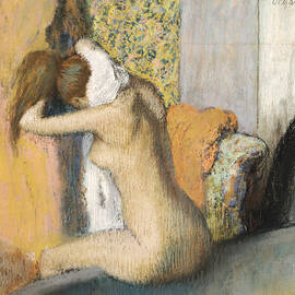After the Bath by Edgar Degas