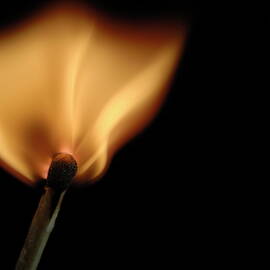 Burning match by Sami Sarkis Photography