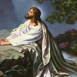 Christ in the Garden of Gethsemane by Heinrich Hofmann