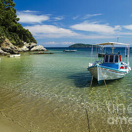 Colorful Boat by Jelena Jovanovic