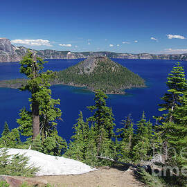 crater lake by Bruce Block