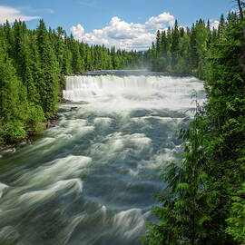 Dawson Falls on the Murtle River in Canada by Miroslav Liska