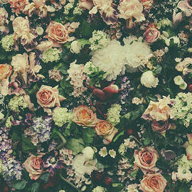 Fresh flower pattern background by Jelena Jovanovic
