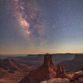 Milky Way at Twilight - Marlboro Point by Dan Norris