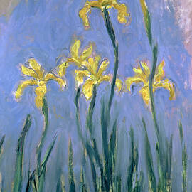 The Yellow Irises by Claude Monet