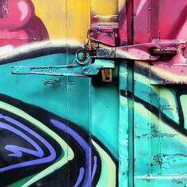 Train Art Abstract by Carol Leigh