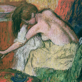 Woman Drying Herself by Edgar Degas