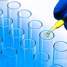 Scientific Experiment in Science Research Lab by Olivier Le Queinec