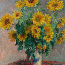 Bouquet of Sunflowers by Claude Monet