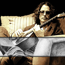 Chris Cornell Drawing by Jeffrey St Romain