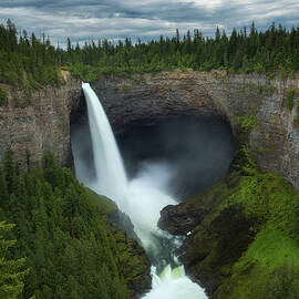Helmcken Falls in Wells Gray Provincial Park in Canada by Miroslav Liska