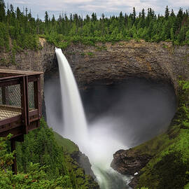 Helmcken Falls in Wells Gray Provincial Park in Canada by Miroslav Liska