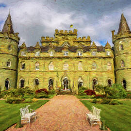 Inveraray Castle in western Scotland, United Kingdom by Miroslav Liska