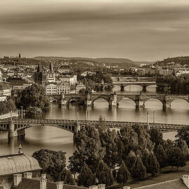 Old bridges of Prague by Miroslav Liska