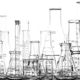 Laboratory Equipment in Science Research Lab by Olivier Le Queinec