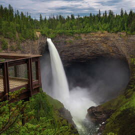 Helmcken Falls in Wells Gray Provincial Park in Canada by Miroslav Liska