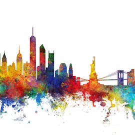 New York Skyline by Michael Tompsett