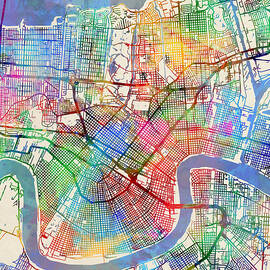 New Orleans Street Map #5
