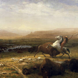 The Last of the Buffalo, from circa 1888 by Albert Bierstadt