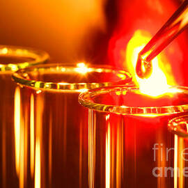 Scientific Experiment in Science Research Lab by Olivier Le Queinec