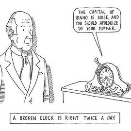 A Broken Clock Is Right Twice a Day by Eric Lewis