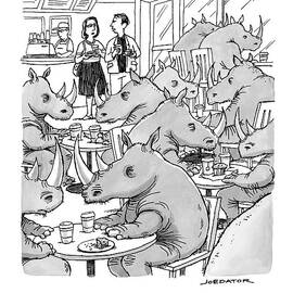 Coffee and doughnuts by Joe Dator