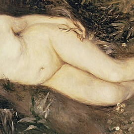 A Nymph by a Stream by Pierre Auguste Renoir 