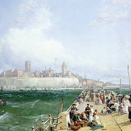 A View of Margate from the Pier by James Webb