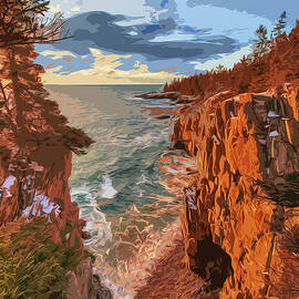 Acadia National Park at Maine by AM FineArtPrints