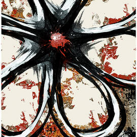 Acrylic Flower 1 P by Melissa Smith