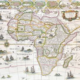 Africa Nova Map by Willem Blaeu