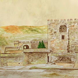 Alcazaba of Almeria by Angeles M Pomata