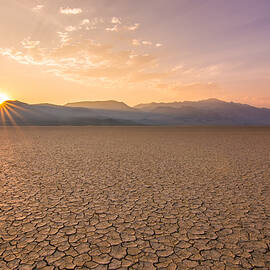 Alvord Desert Sunset by Russell Wells