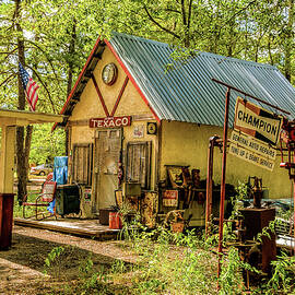 Old Gas Station by Louis Dallara