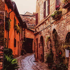 Ancient italian village by AM FineArtPrints