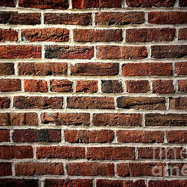 Antique Brick Wall by Olivier Le Queinec