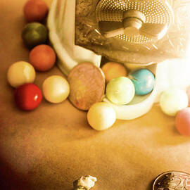 Antique gumball vending machine  by Jorgo Photography