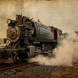 Antique Locomotive by Mary Jo Allen