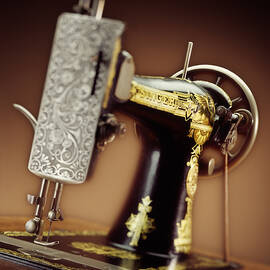 Antique Singer Sewing Machine 2 by Kelley King