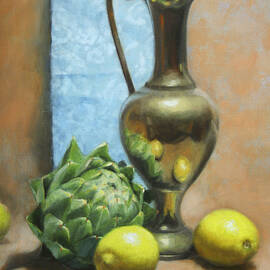 Artichoke and Lemons by Anna Rose Bain