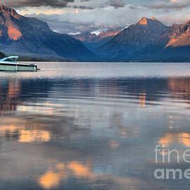 As The Day Ends At West Glacier by Adam Jewell