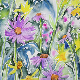 Aster and Arnica Wildflower Display by Cascade Colors